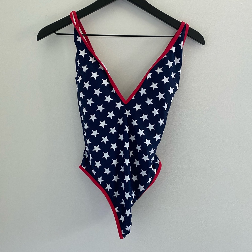 Patriotic one piece. NWOT